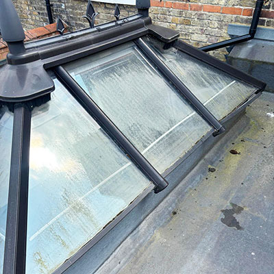 Window Cleaning Before